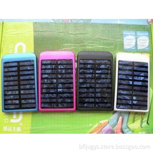 Outdoor 18650 mobile phone solar charger for iPhone iPad Sa